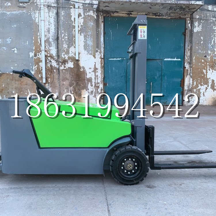 兴县小型电动叉车1吨2吨步行站驾式电瓶堆高充电装卸车液压升降车铲车
